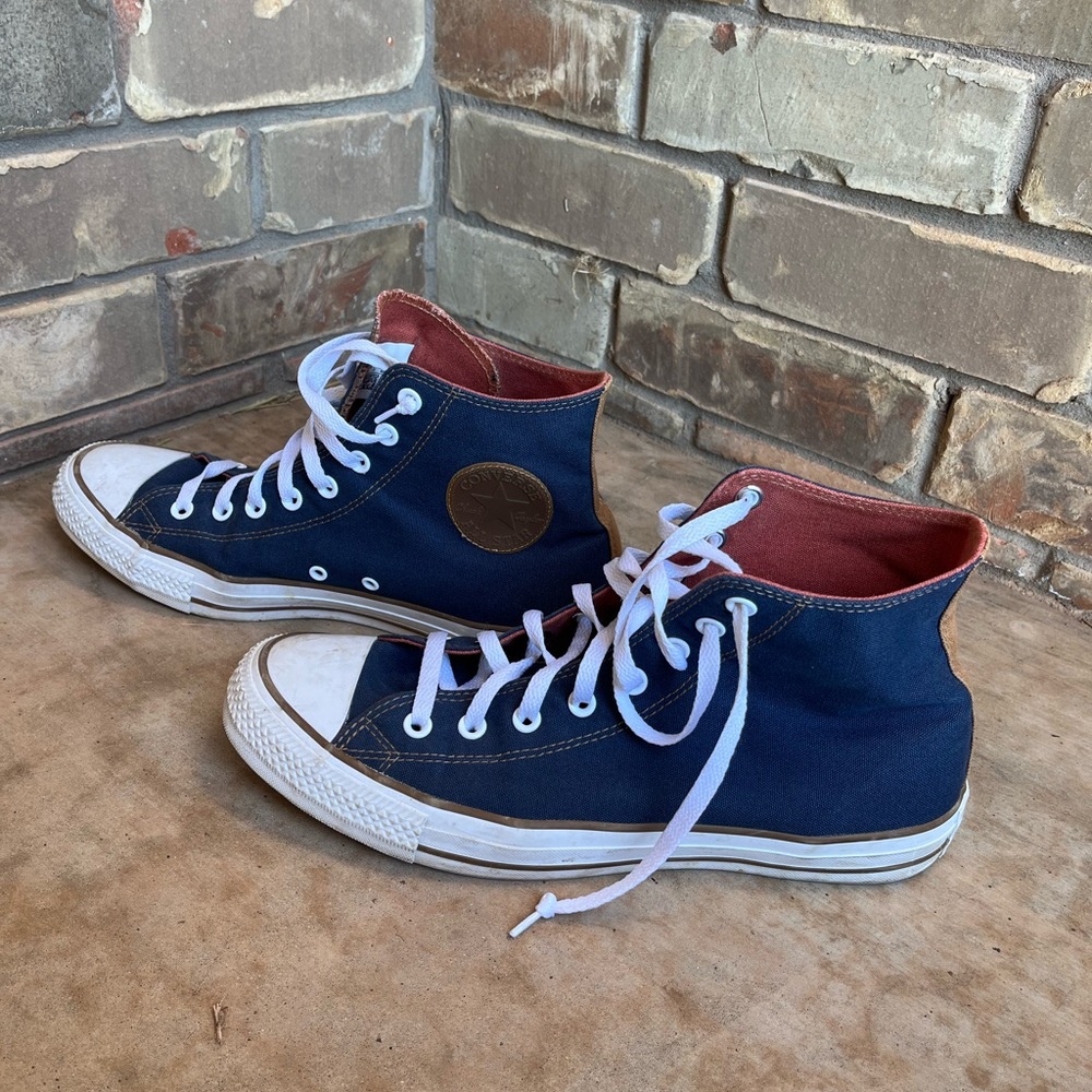 Converse Navy Blue High-Top Sneakers